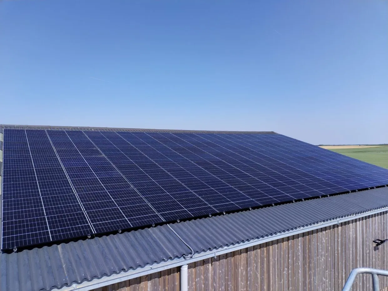 Installation de 250 kWc chez Delhaye à Marche !