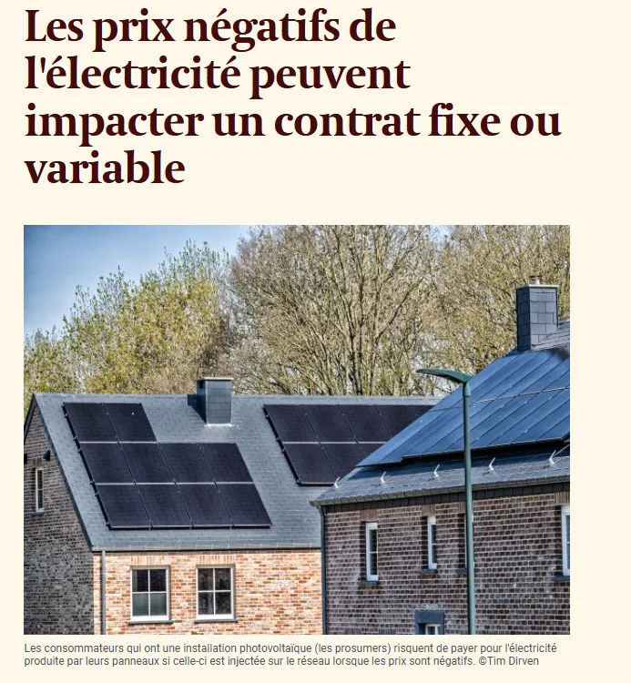 💡 Prix négatifs de l’électricité (-462 € / MWh) !