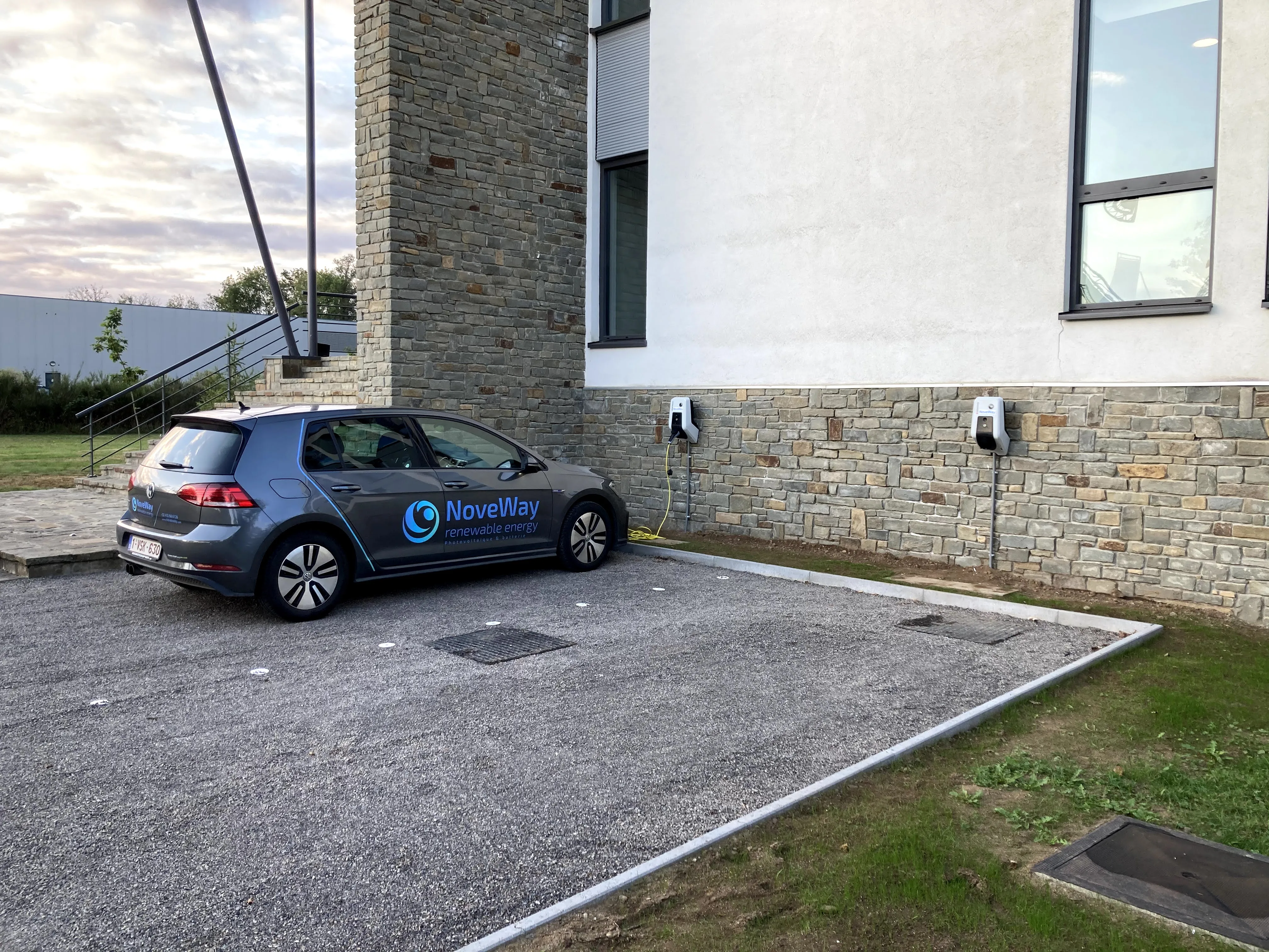 Borne de recharge – Installation extérieure