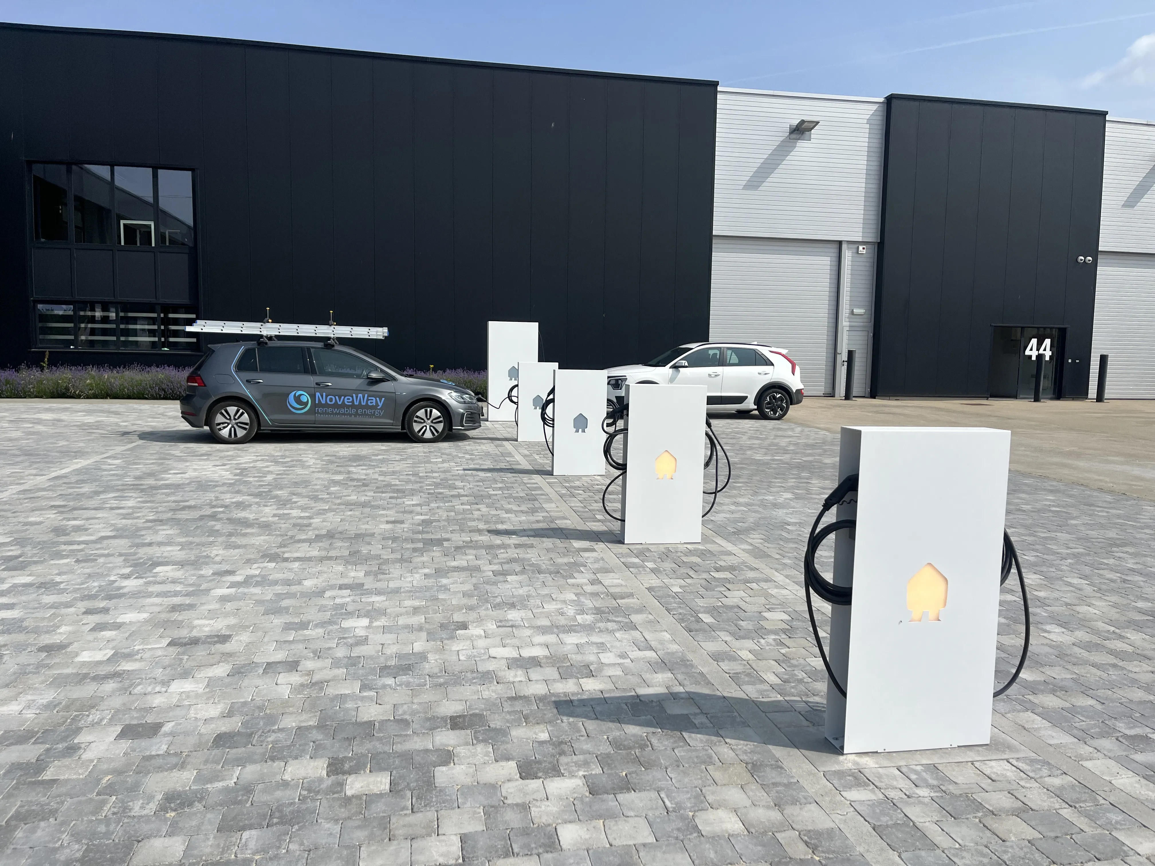 Borne de recharge – Vue installation